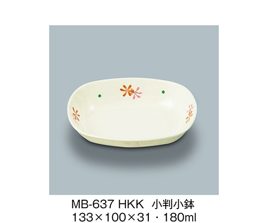 三信化工 小判小鉢 花こころ MB-637_HKK 1個（ご注文単位1個）【直送品】