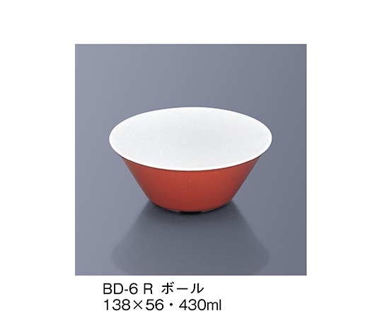 三信化工 ボール 赤 BD-6_R 1個（ご注文単位1個）【直送品】