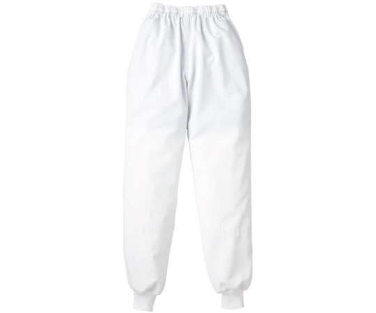 KAZEN レディスパンツ 白 M 843-40 M 1枚（ご注文単位1枚）【直送品】