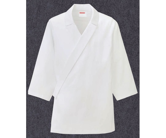 KAZEN 和食コート 白 L HM301-10 L 1枚（ご注文単位1枚）【直送品】