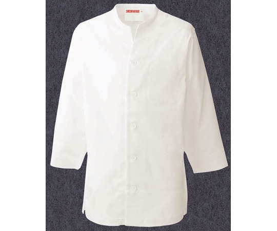 KAZEN 調理シャツ 白 LL HM305-10 LL 1枚（ご注文単位1枚）【直送品】