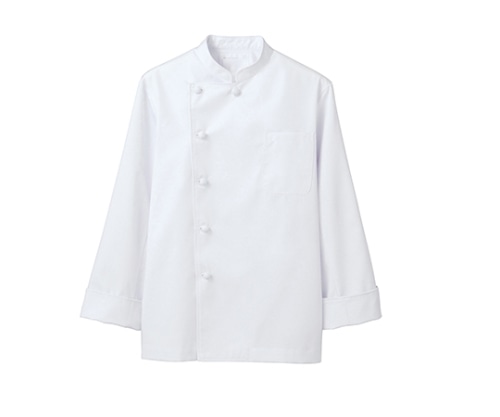 住商モンブラン コックコート 男女兼用 長袖 白 6-921 LL 1枚（ご注文単位1枚）【直送品】