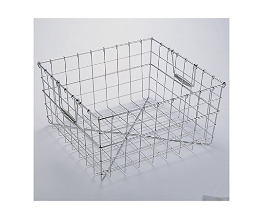 エムテートリマツ 18-8食器篭 40×37×19cm テーパー付 A-1 1個（ご注文単位1個）【直送品】