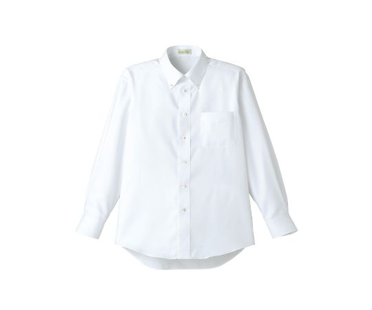 FACE メンズ吸汗速乾長袖シャツ ホワイト S FB5015M-15 S 1枚(ご注文単位1枚)【直送品】