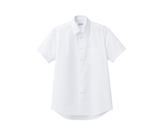 FACE メンズレギュラーカラー半袖シャツ ホワイト M FB5041M-15 M 1枚(ご注文単位1枚)【直送品】