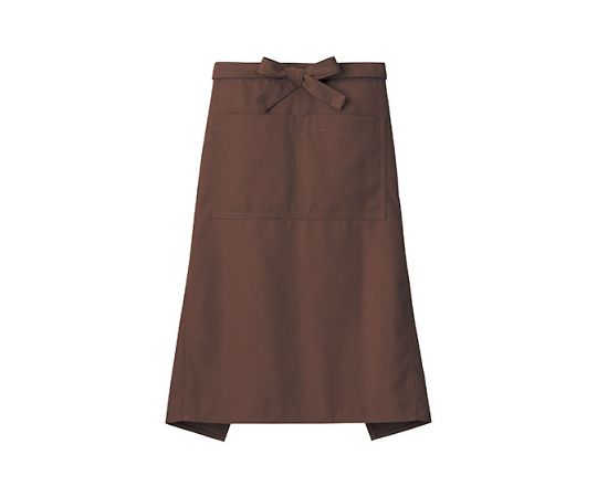 FACE サロンエプロン ブラウン フリー FK7160-5 1枚（ご注文単位1枚）【直送品】