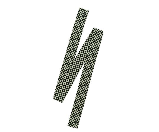 FACE 作務衣替え衿 イチマツモンヨウマッチャ S FA9318-C S 1本（ご注文単位1本）【直送品】