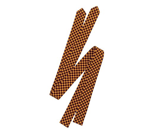 FACE 和ショートエプロン替え紐 イチマツモンヨウ(カラシ) フリー FA9321-B 1本（ご注文単位1本）【直送品】