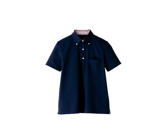 FACE レディス吸水速乾ポロシャツ(チェック) ネイビー M FB4017L-8 M 1枚（ご注文単位1枚）【直送品】