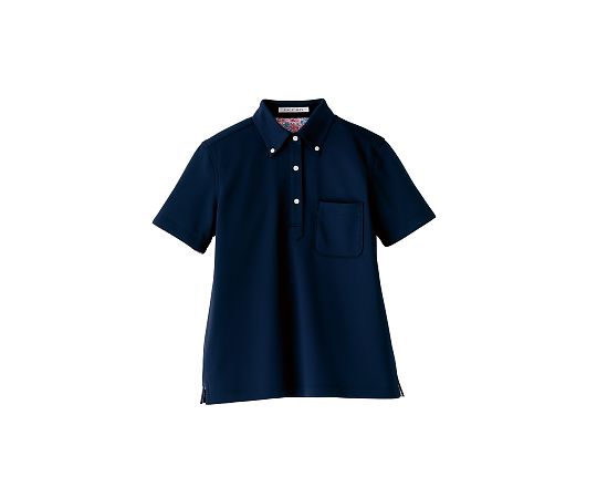 FACE レディス吸水速乾ポロシャツ(花柄B) ネイビー S FB4019L-8 S 1枚（ご注文単位1枚）【直送品】