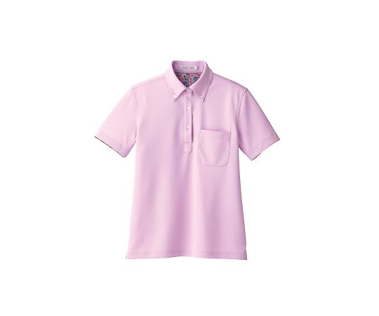 FACE レディス吸水速乾ポロシャツ(花柄B) ラベンダー M FB4019L-19 M 1枚（ご注文単位1枚）【直送品】