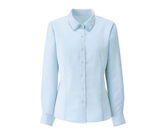 BON 長袖ブラウス ブルー 7G RB4162-6 7G 1枚（ご注文単位1枚）【直送品】