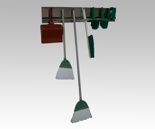 アズワン ステンレスラック(掛け名人) 掃除道具掛 160×900mm SL-900-7 1個（ご注文単位1個）【直送品】