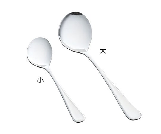 カンダ 18-8 中華豆腐スプーン 左用 小  1本（ご注文単位1本）【直送品】