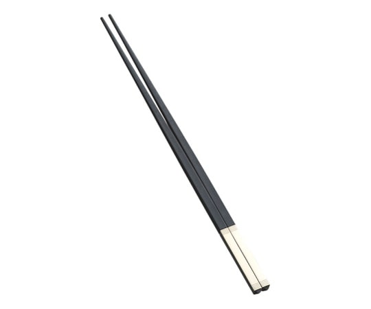 カンダ 燕舞 SPS 箸 真鍮キャップ ブラック金  1膳（ご注文単位1膳）【直送品】