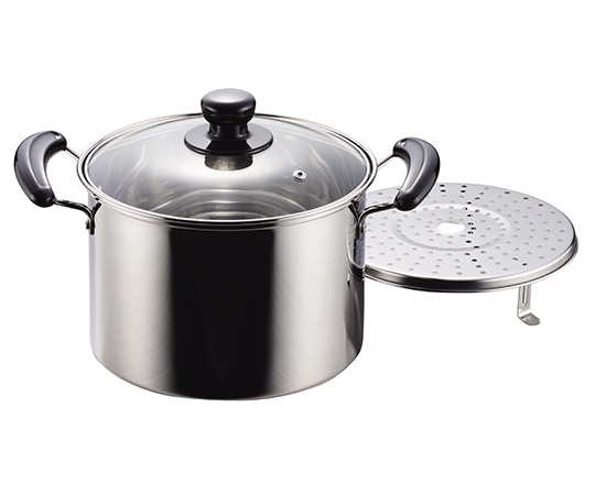 パール金属 NEWだんらん ステンレス製ガラス蓋付兼用鍋 22cm H-5872 1個（ご注文単位1個）【直送品】