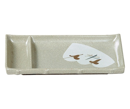 エンテック 竹形 刺身皿 雪ん子 YK-32 1個（ご注文単位1個）【直送品】