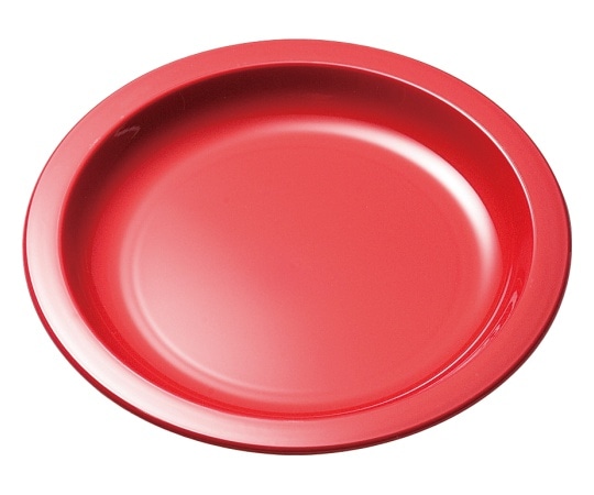 エンテック (レッド) ポリプロ丸皿20cm 1706R 1個（ご注文単位1個）【直送品】