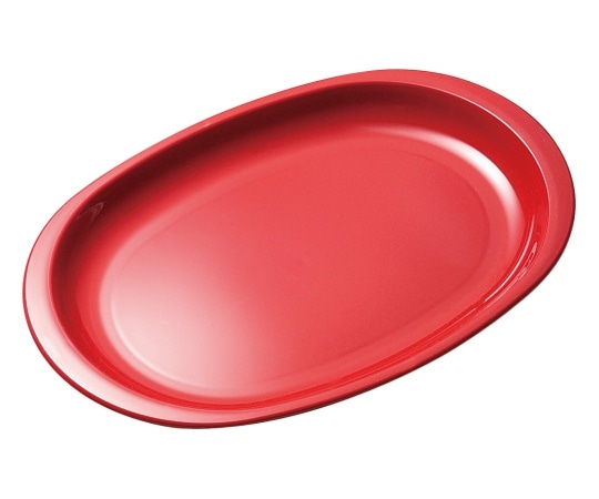 エンテック (レッド) ポリプロ小判皿 1707R 1個(ご注文単位1個)【直送品】