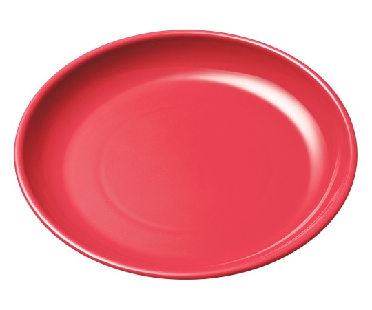 エンテック (レッド) ポリプロ給食皿14cm 1710R 1個(ご注文単位1個)【直送品】