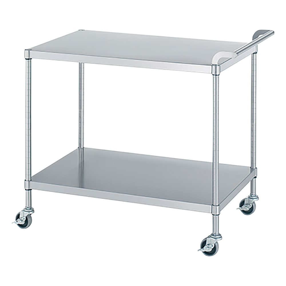 シンコー(業務用厨房機器) ステンレスワゴン(SUS430) 900×600×800mm(棚2段) M02-9060-U75 1個 (ご注文単位1個)【直送品】