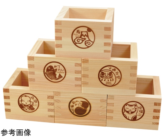 ヤマコー ひのき 縁起桝 招福猫 83869 1個(ご注文単位1個)【直送品】