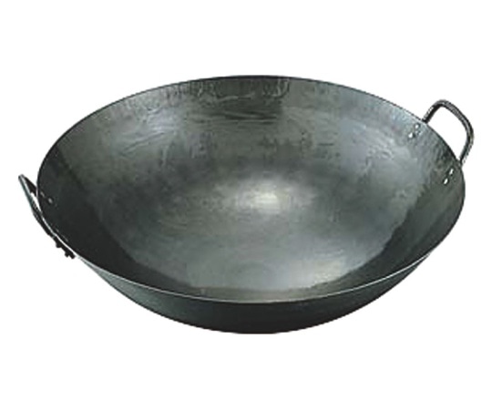 山田工業所 kan 鉄打出両手中華鍋 33cm  1個（ご注文単位1個）【直送品】