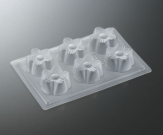 カンダ CSゼリー型6P 桔梗 PP-09 1個（ご注文単位1個）【直送品】