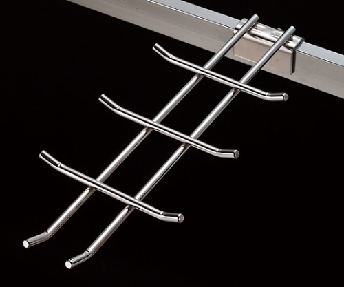 テラモト モップ収納ラック用 WフックⅡ CE-494-621-0 1個(ご注文単位1個)【直送品】