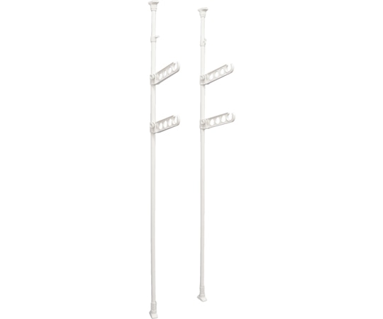 平安伸銅工業 突ぱり室内2段竿受け TMH-62 1個(ご注文単位1個)【直送品】