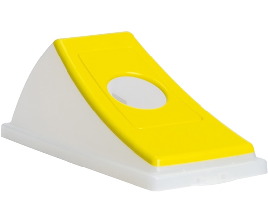 テラモト エコン ダストボックス #30半透明 蓋 イエロビンカン用 丸穴 DS-220-504-6 1台(ご注文単位1台)【直送品】