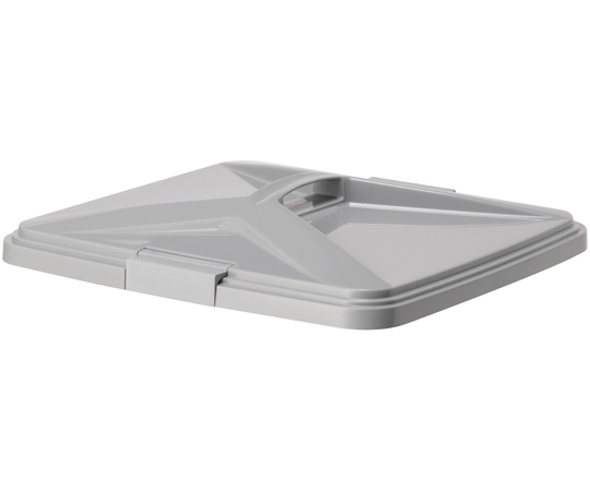 テラモト エコン ダストボックス #90 角型 フタグレー ゴムパッキン付 DS-220-819-5 1台(ご注文単位1台)【直送品】