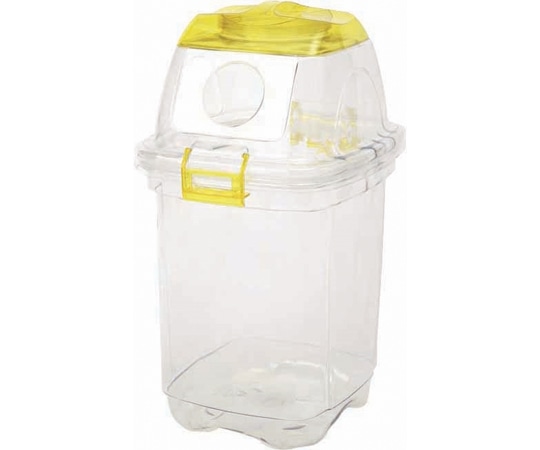 セキスイ 透明エコダスター #35 カン用(イエロー) TPDR35Y 1個(ご注文単位1個)【直送品】