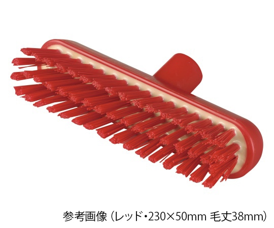 ヒルブラシ（サーモンブラシ） サーモンレジンブラシ デッキブラシ グリーン 230×50mm 毛丈38mm B928RES 1本（ご注文単位1本）【直送品】