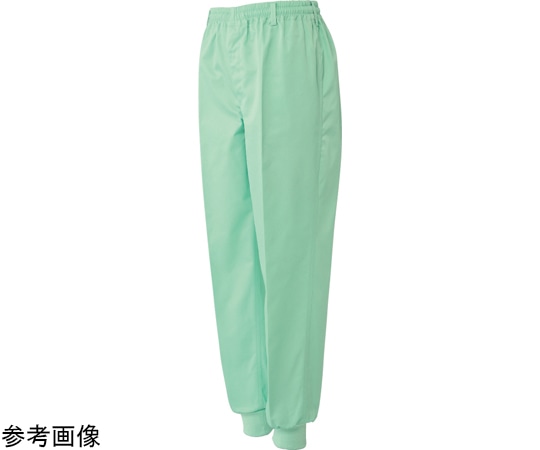 サンエス 男女共用混入だいきらい総ゴム・裾口ジャージパンツ グリーン M FX70967J 1枚（ご注文単位1枚）【直送品】