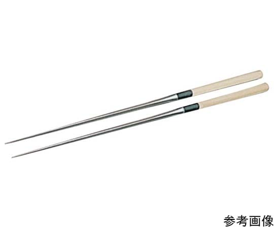 青木刃物 白木柄盛箸(水牛桂柄付)15cm 15cm 1個（ご注文単位1個）【直送品】