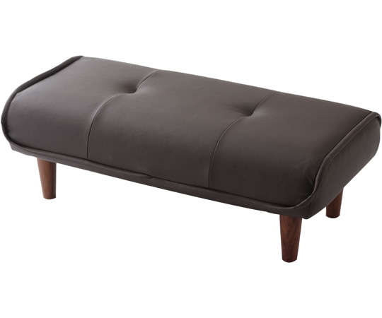 セルタン 和楽オットマン PVCブラウン 二人掛け A280p-595BR 1個（ご注文単位1個）【直送品】