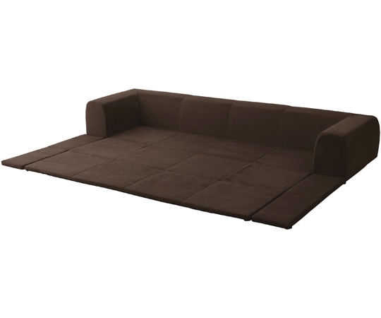 セルタン 背付きフロアマット ジュイール テクノブラウン L A683a-594BR 1個（ご注文単位1個）【直送品】