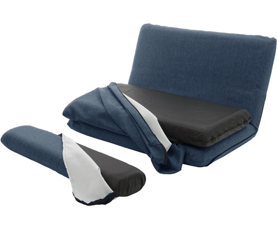 セルタン カバーリングソファベッド MORIITO デニム調インディゴブルー DMT3r-612BL 1個（ご注文単位1個）【直送品】