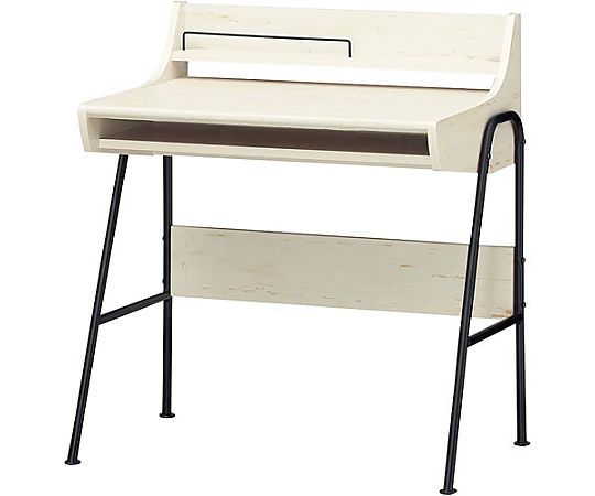 白井産業 パソコンデスクパソプリ ホワイト PPR-8580DESKWH 1台(ご注文単位1台)【直送品】