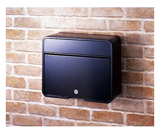 グリーンライフ A4サイズポスト ブラック FH-58PMBK 1個（ご注文単位1個）【直送品】