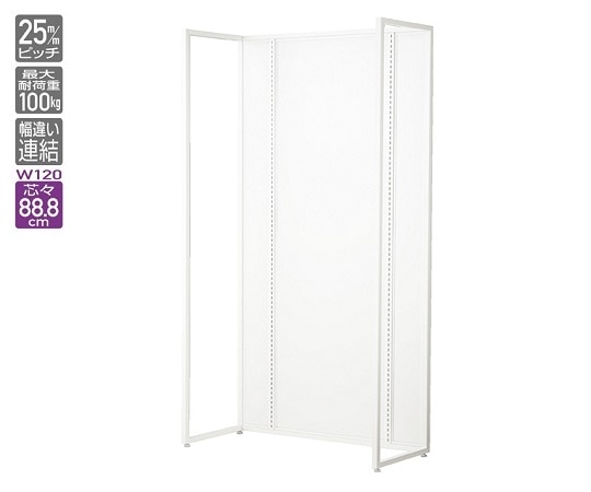 ストア・エキスプレス UR壁面タイプ W120×H210cm 【本体 】【ホワイト枠×ホワイトパネル】 61-14-1-3 1台（ご注文単位1台）【直送品】