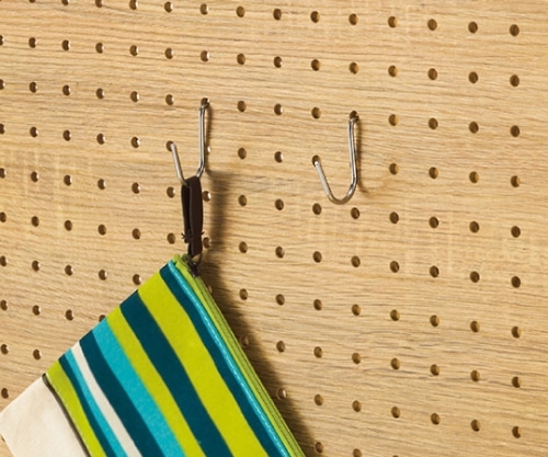 ストア・エキスプレス 有孔パネル用1点掛けフック(小物用クローム) 1セット(10本入) 61-778-68-2 1セット（ご注文単位1セット）【直送品】