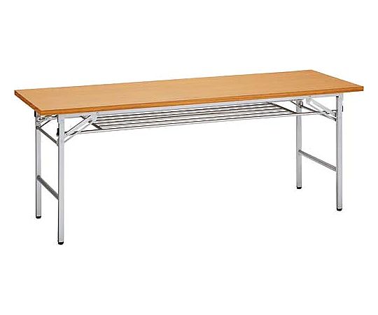 トーカイスクリーン 折りたたみテーブル幅1800奥行600チーク VT-206-T 1台(ご注文単位1台)【直送品】
