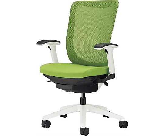 アズワン ビジネスチェアー(アップルグリーン) EA956XA-113 1脚(ご注文単位1脚)【直送品】