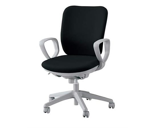 アズワン ビジネスチェアー(ブラック) EA956XA-123 1脚(ご注文単位1脚)【直送品】