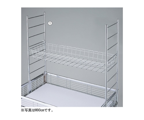 ストア・エキスプレス 中折れワゴン用上置きカゴセット W120cm用 61-653-79-1 1セット（ご注文単位1セット）【直送品】