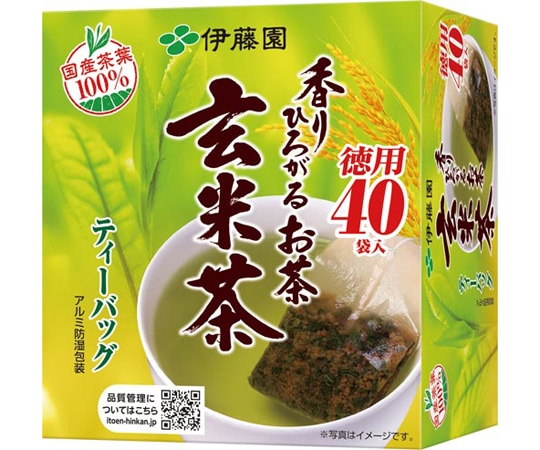 伊藤園 香りひろがるお茶玄米茶ティーバッグ40袋 12925 1箱※軽（ご注文単位1箱）【直送品】