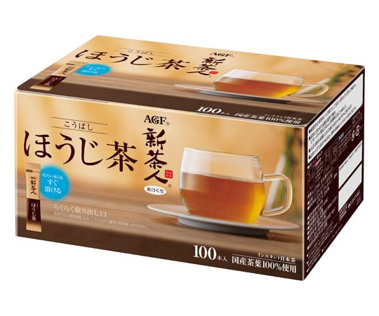 味の素AGF 新茶人早溶け旨茶こうばしほうじ茶スティック100本 42648 1箱※軽（ご注文単位1箱）【直送品】