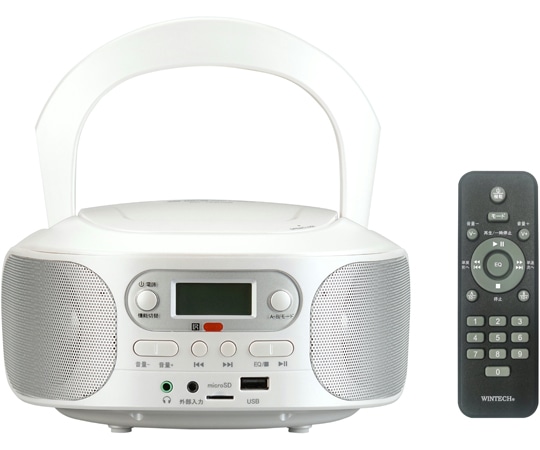 WINTECH リモコン付きSD/USB/CDラジオ KC-153USB 1個（ご注文単位1個）【直送品】